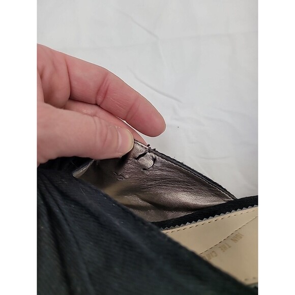 Circus‎ By Sam Edelman Women's 10 Knot Espadrille Wedge Clog Mules Sandals Black - Picture 10 of 11